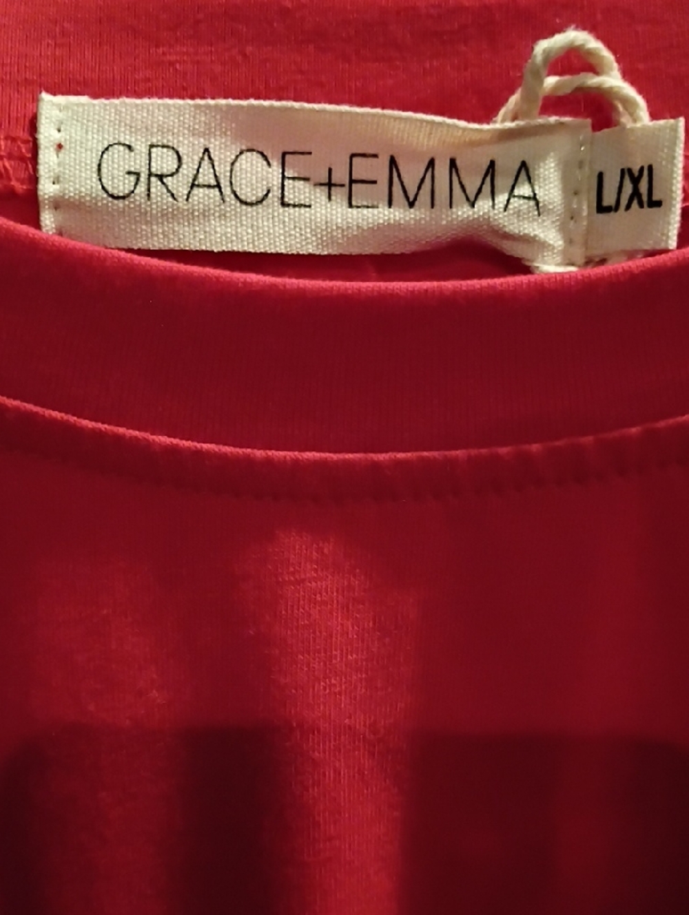 GRACE + EMMA Bright Red Long Sleeve Dress